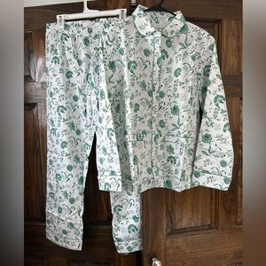 NWOT LAKE Meadow Vines Women’s Pajama Pant Set Size Medium